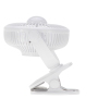 Adler Rechargeable fan with clip , AD 7335 , Table Fan , 6 W , Diameter 12.7 cm , Number of speeds 3 , Oscillation , White