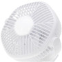 Adler Rechargeable fan with clip , AD 7335 , Table Fan , 6 W , Diameter 12.7 cm , Number of speeds 3 , Oscillation , White