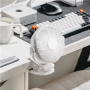 Adler Rechargeable fan with clip , AD 7335 , Table Fan , 6 W , Diameter 12.7 cm , Number of speeds 3 , Oscillation , White
