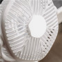 Adler Rechargeable fan with clip , AD 7335 , Table Fan , 6 W , Diameter 12.7 cm , Number of speeds 3 , Oscillation , White