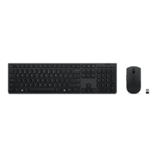Lenovo , Professional Wireless Rechargeable Combo Keyboard and Mouse , Keyboard and Mouse Set , Wireless , Mouse included , US , Bluetooth , Grey