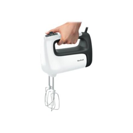 TEFAL , Hand mixer , HT461138 PrepMix+ , Hand Mixer , 500 W , Number of speeds 5 , Turbo mode , White/Grey