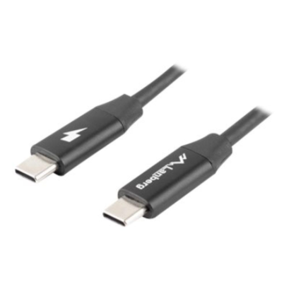 Lanberg USB-C 2.0 Cable, Quick Charge 4.0 , CA-CMCM-40CU-0018-BK , USB Type-C to USB Type-C , 1.8 m