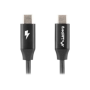 Lanberg USB-C 2.0 Cable, Quick Charge 4.0 , CA-CMCM-40CU-0018-BK , USB Type-C to USB Type-C , 1.8 m
