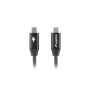 Lanberg USB-C 2.0 Cable, Quick Charge 4.0 , CA-CMCM-40CU-0018-BK , USB Type-C to USB Type-C , 1.8 m