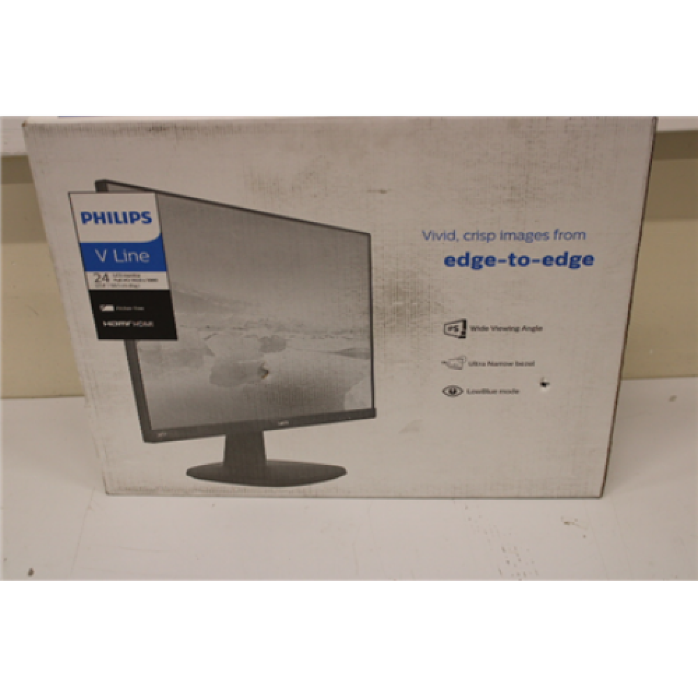 SALE OUT. PHILIPS 243V7QDSB/00 23.8 LCD/16:9/1920x1080/250cdm2/5ms/H-178,V-178/10M:1/VGA/DVI-D,HDMI Philips V Line 243V7QDSB/00 23.8 IPS FHD 1920 x 1080 16:9 5 ms 250 cd/m² Black DAMAGED PACKAGING 60 Hz LCD pixels HDMI ports quantity 1