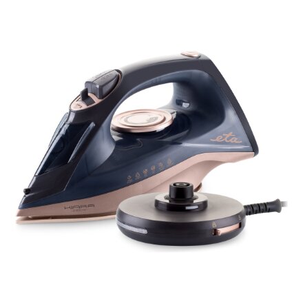 ETA , Iron , Kiara ETA127690000 , Cordless Steam Iron , 2200 W , Water tank capacity 220 ml , Continuous steam 40 g/min , Steam boost performance 90 g/min , Black