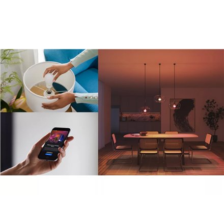 Philips Hue E WCA 806 A60 1P EU , E27 , 8 W , 16 million colours, White and colour light , Bluetooth, Zigbee