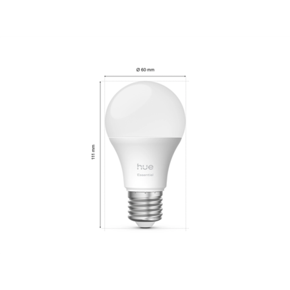 Philips Hue E WCA 806 A60 1P EU , E27 , 8 W , 16 million colours, White and colour light , Bluetooth, Zigbee