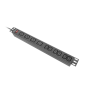 Lanberg Power Distribution unit (PDU) 19 1U 16A 2M 4x C19 6x IEC C13 Sockets C20 , PDU-04I1906I-0200-C20-BK