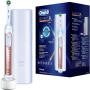 Oral-B Electric Toothbrush , Genius X , Rechargeable , For adults and children , Number of brush heads included 1 , Number of teeth brushing modes 6 , Rose Gold/White