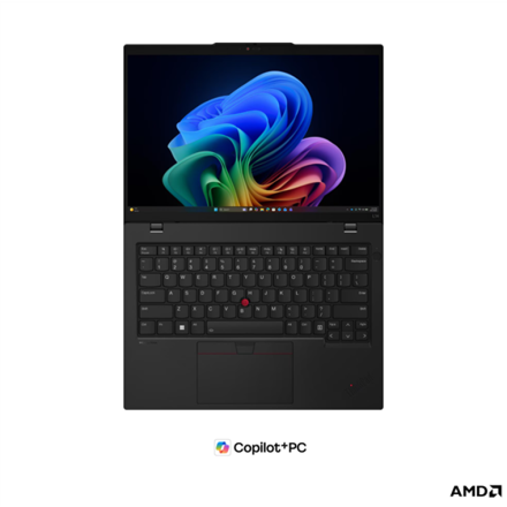 Lenovo ThinkPad L14 G7 AMD , Black , 14 , IPS , WUXGA , 1920 x 1200 pixels , Anti-glare , AMD Ryzen AI 5 , 430 , 16 GB , SODIMM DDR5 , Solid-state drive capacity 512 GB , AMD Radeon 840M Graphics , Windows 11 Pro , 802.11be , Bluetooth version 5.4 , Keybo