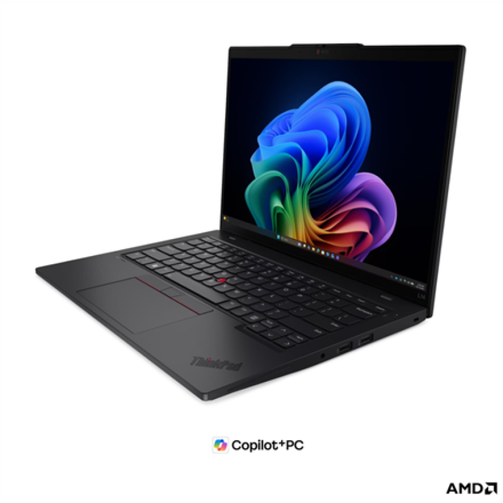 Lenovo ThinkPad L14 G7 AMD , Black , 14 , IPS , WUXGA , 1920 x 1200 pixels , Anti-glare , AMD Ryzen AI 5 , 430 , 16 GB , SODIMM DDR5 , Solid-state drive capacity 512 GB , AMD Radeon 840M Graphics , Windows 11 Pro , 802.11be , Bluetooth version 5.4 , Keybo