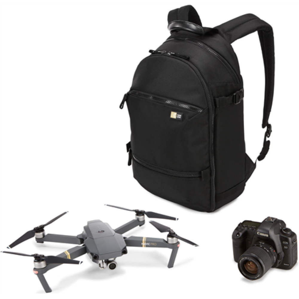 Case Logic Camera/Drone Medium Backpack , Bryker , Backpack , Black