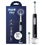 Oral-B Oscillating Toothbrush , Pro Series 1 , Rechargeable , For adults , Number of brush heads included 2 , Number of teeth brushing modes 3 , Black/White