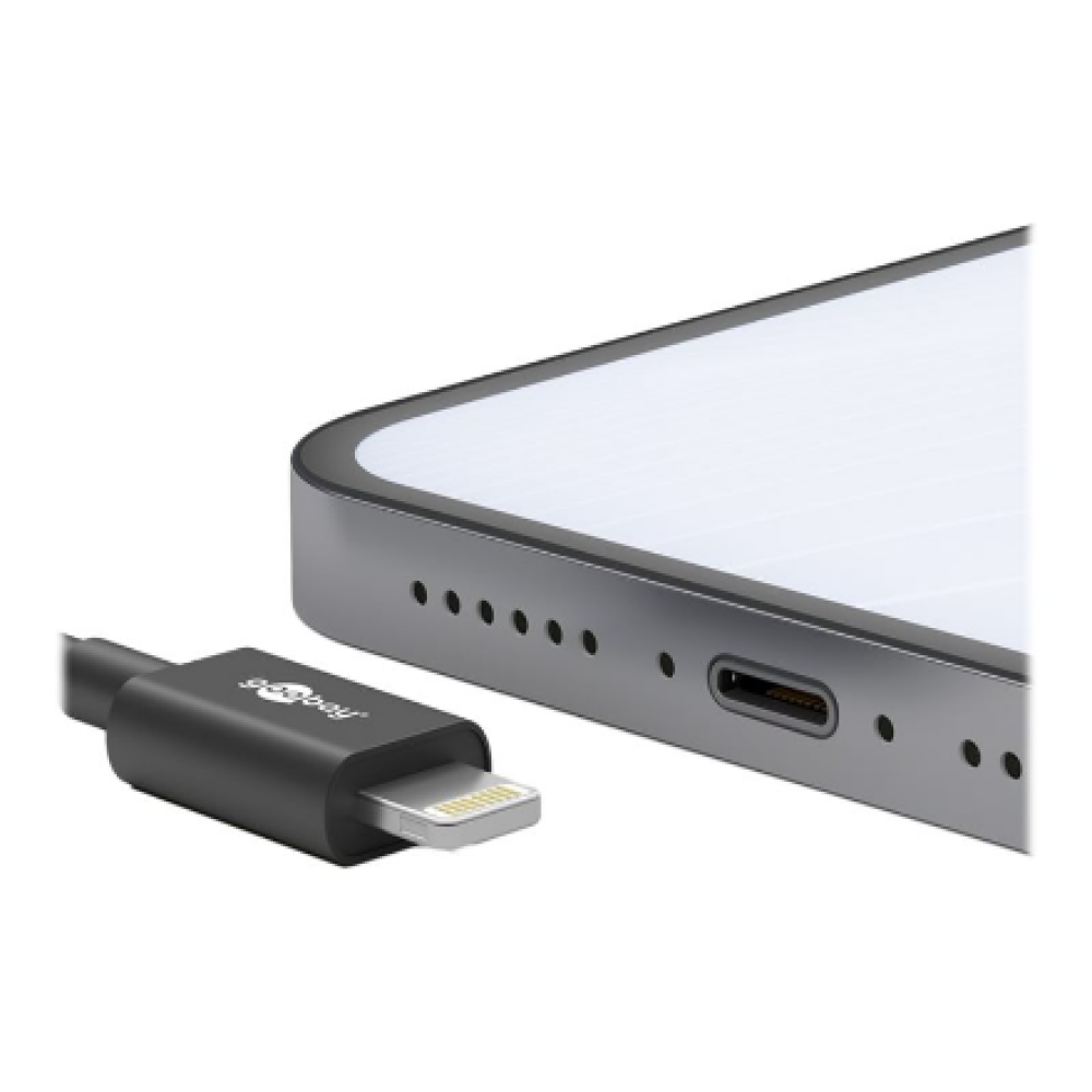 Goobay , Lightning USB-C Charging and Sync Cable , Round cable