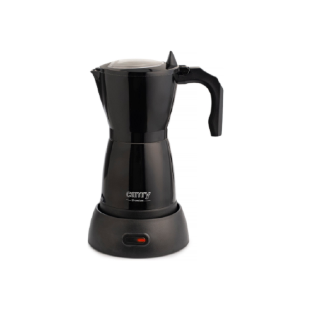 Camry , Electric Moka Coffe Maker , CR 4415b , 480 W , Black
