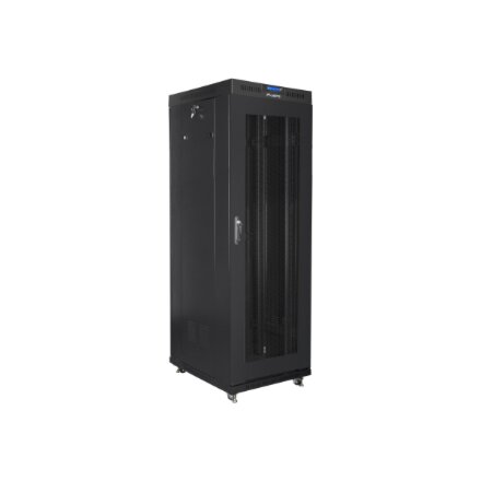 Lanberg , Rack cabinet 19 free-standing 37U/600x800 (flat pack) with mesh door, LCD , FF01-6837-23BL , Black