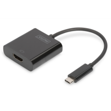 Digitus USB Type-C to HDMI Adapter DA-70852 0.15 m, Black, USB Type-C