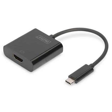 Digitus , USB Type-C to HDMI Adapter , DA-70852 , Black , USB Type-C , 0.15 m