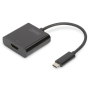 Digitus USB Type-C to HDMI Adapter , DA-70852 , 0.15 m , Black , USB Type-C