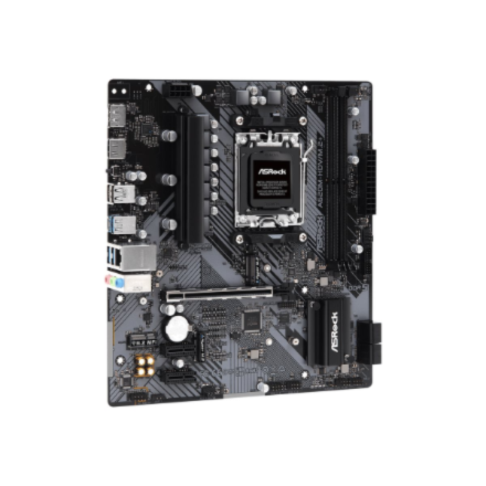 ASRock A620M-HDV/M.2+ , Processor family AMD , Processor socket AM5 , DDR5 , Supported hard disk drive interfaces SATA, M.2 , Number of SATA connectors 4
