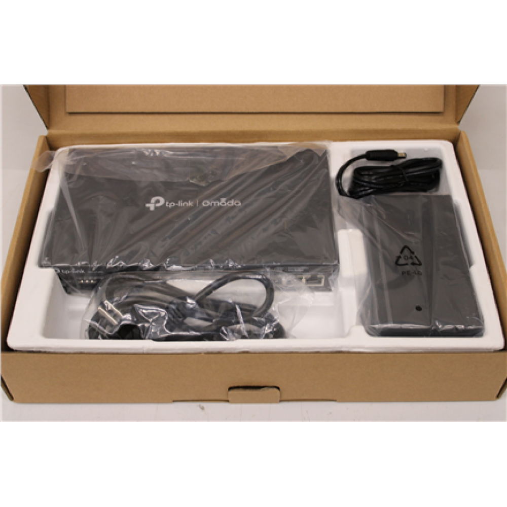 SALE OUT. TP-LINK Omada 3-in-1 Gigabit VPN Router , ER7212PC , 802.1q , 10/100/1000 Mbit/s , Ethernet LAN (RJ-45) ports 8 , Mesh Support No , MU-MiMO No , No mobile broadband , 24 month(s) , USED, SCRATCHED ON BACK