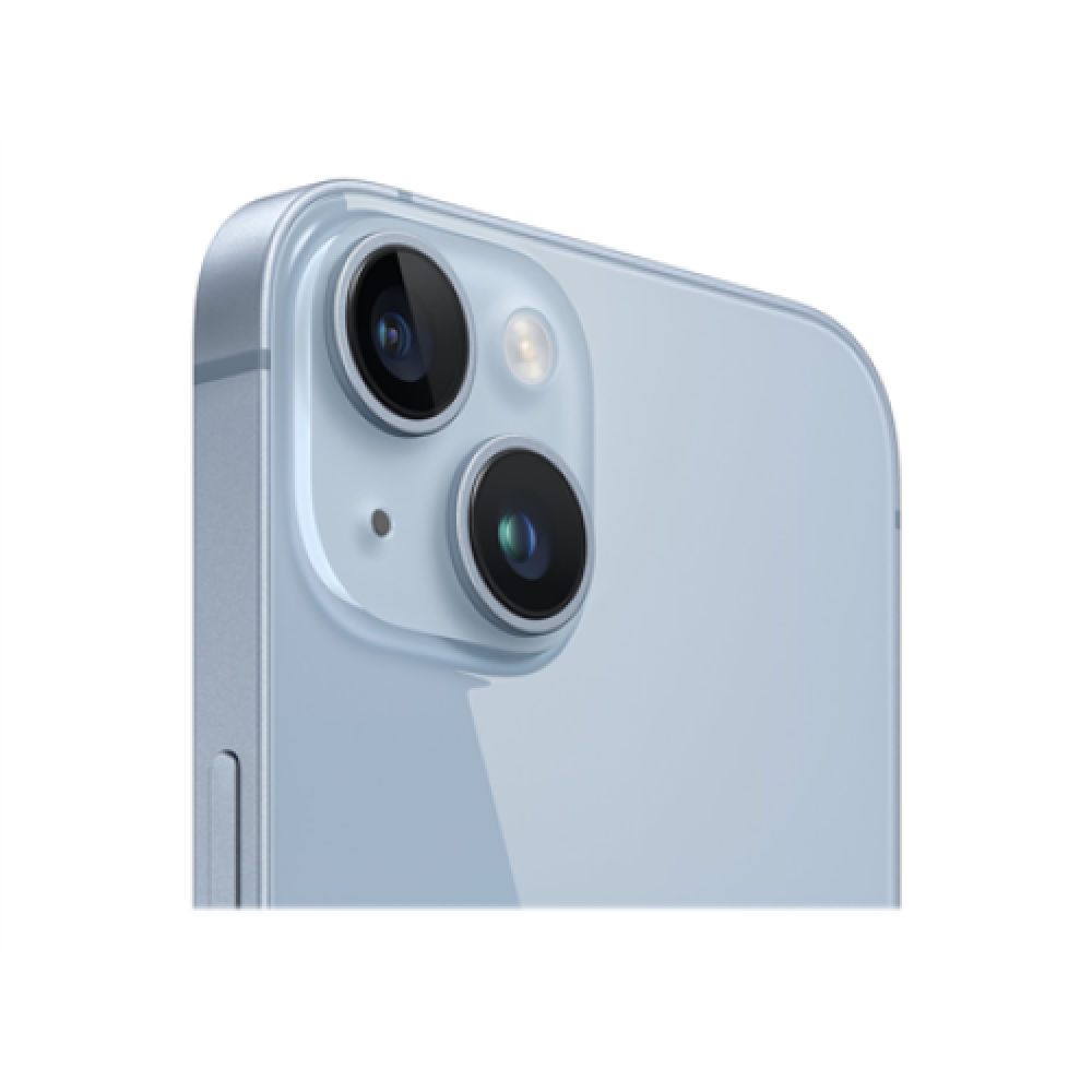 Apple , iPhone 14 , Blue , 6.1 , Super Retina XDR , 2532 x 1170 pixels , Apple , A15 Bionic , Internal RAM 4 GB , 128 GB , Dual SIM , Nano-SIM , 3G , 4G , 5G , Main camera resolution 12+12 MP , Secondary camera resolution 12 MP , iOS , 16 , 3279 mAh