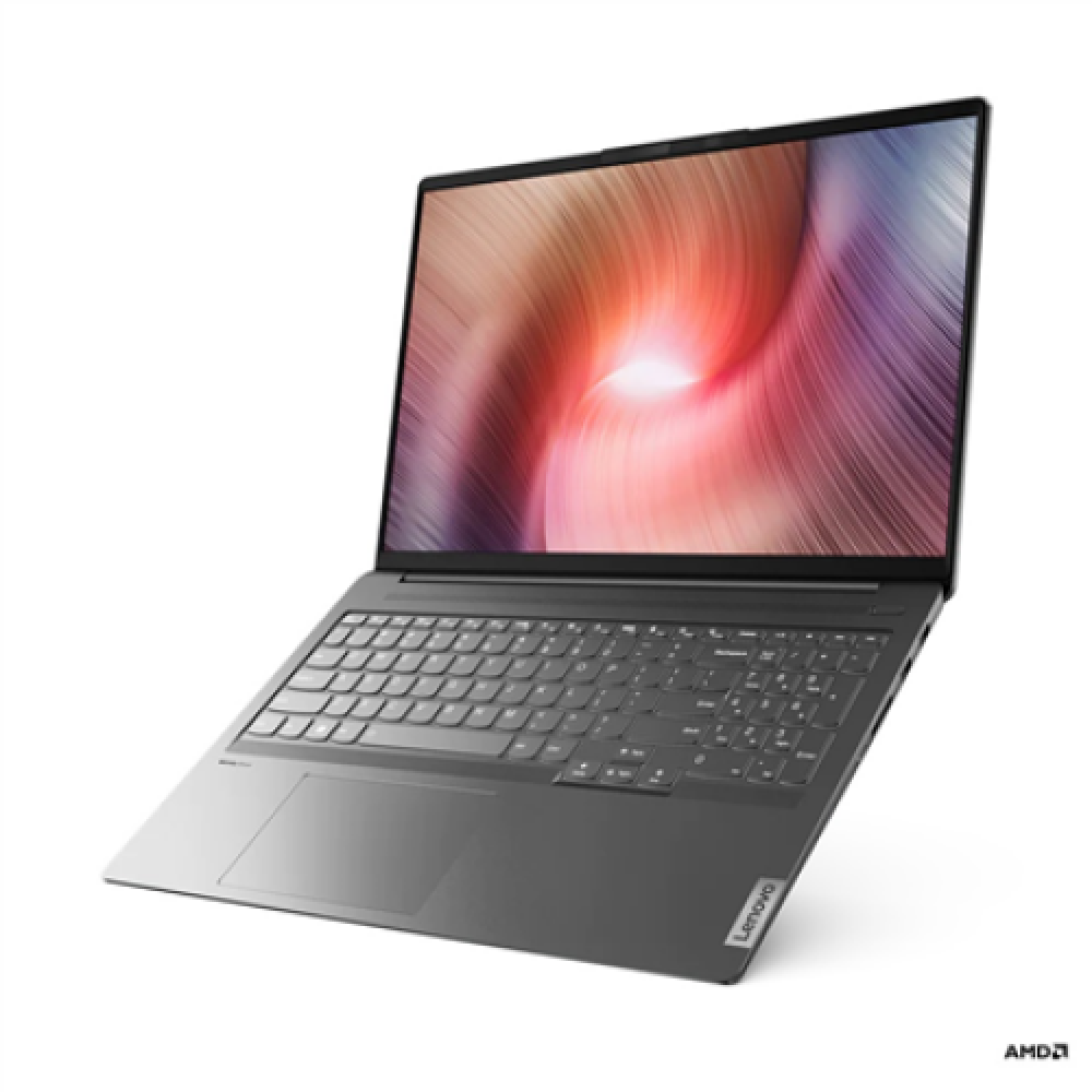 Lenovo IdeaPad 5 Pro 16ARH7 Storm Grey, 16 , IPS, 2.5K, 2560 x 1600, Anti-glare, AMD Ryzen 5, 6600HS, 16 GB, SSD 512 GB, AMD Radeon 660M Graphics, Windows 11 Home, 802.11ax, Bluetooth version 5.1, Keyboard language English, Keyboard backlit, Warranty 24 m