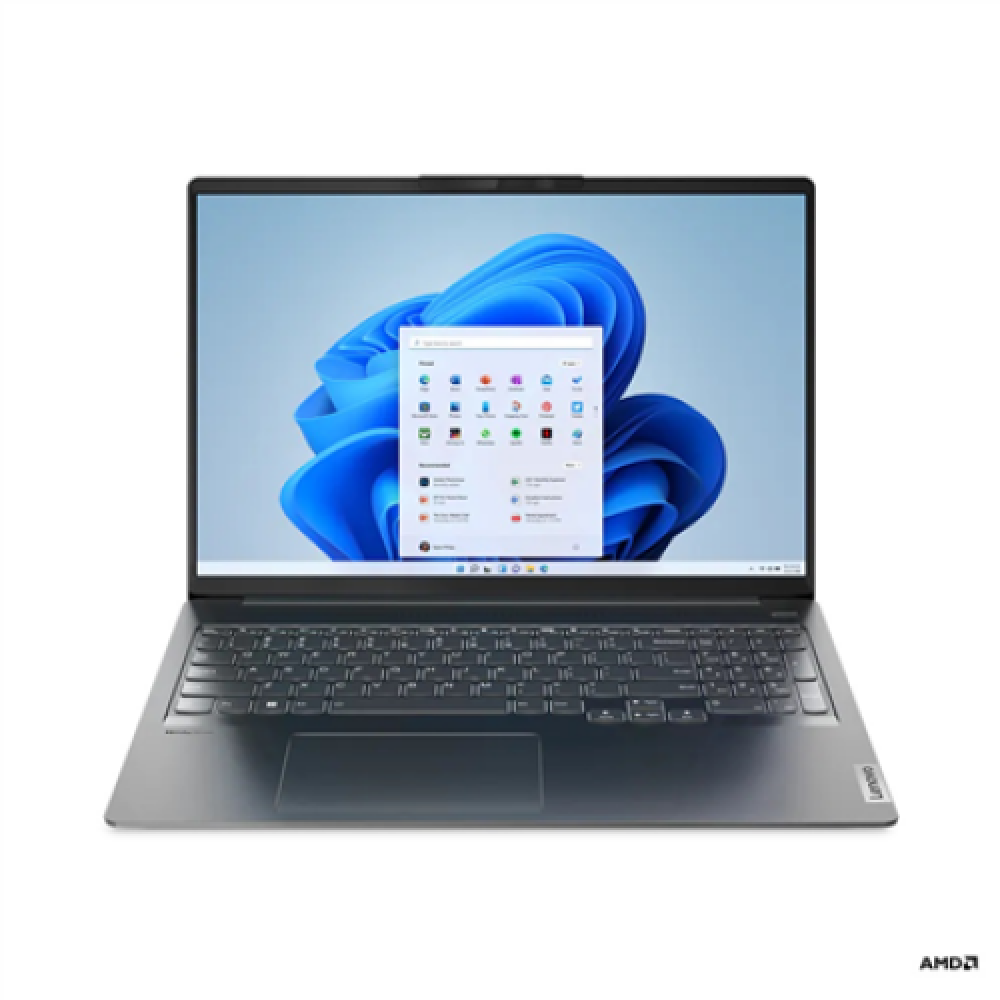 Lenovo IdeaPad 5 Pro 16ARH7 Storm Grey, 16 , IPS, 2.5K, 2560 x 1600, Anti-glare, AMD Ryzen 5, 6600HS, 16 GB, SSD 512 GB, AMD Radeon 660M Graphics, Windows 11 Home, 802.11ax, Bluetooth version 5.1, Keyboard language English, Keyboard backlit, Warranty 24 m