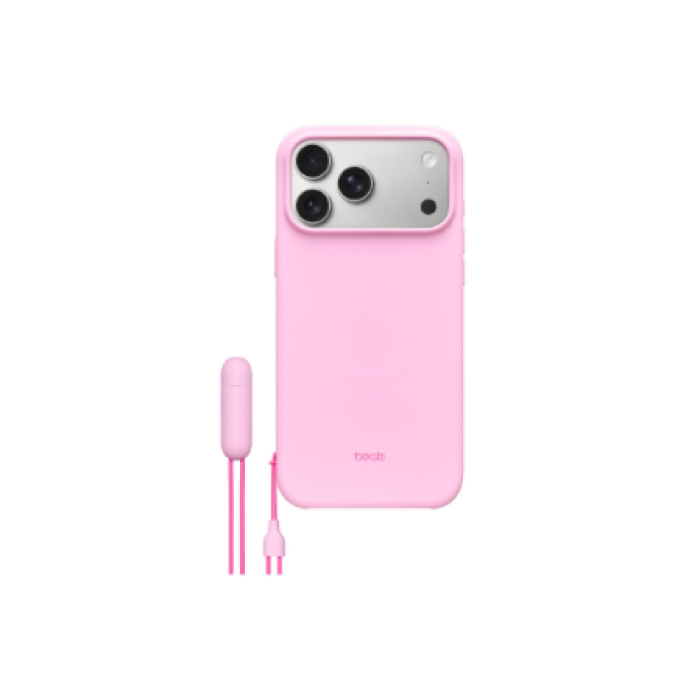 Beats iPhone 17 Pro Max Kickstand Case with MagSafe and Camera Control - Pebble Pink , Beats