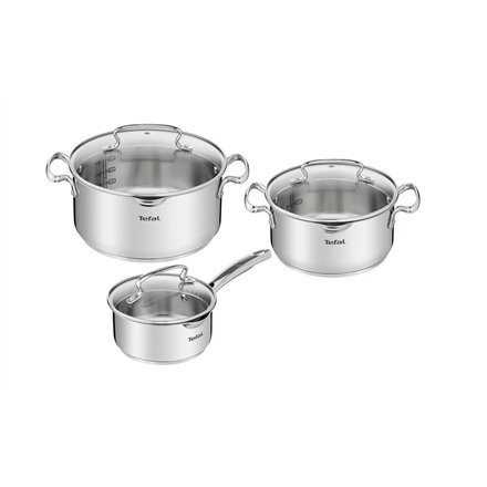 TEFAL , Cookware set , G719S674 Duetto+ , Stainless steel , Dishwasher proof , Lid included , Stainless steel