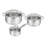 TEFAL , Cookware set , G719S674 Duetto+ , Stainless steel , Dishwasher proof , Lid included , Stainless steel
