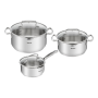TEFAL , Cookware set , G719S674 Duetto+ , Stainless steel , Dishwasher proof , Lid included , Stainless steel
