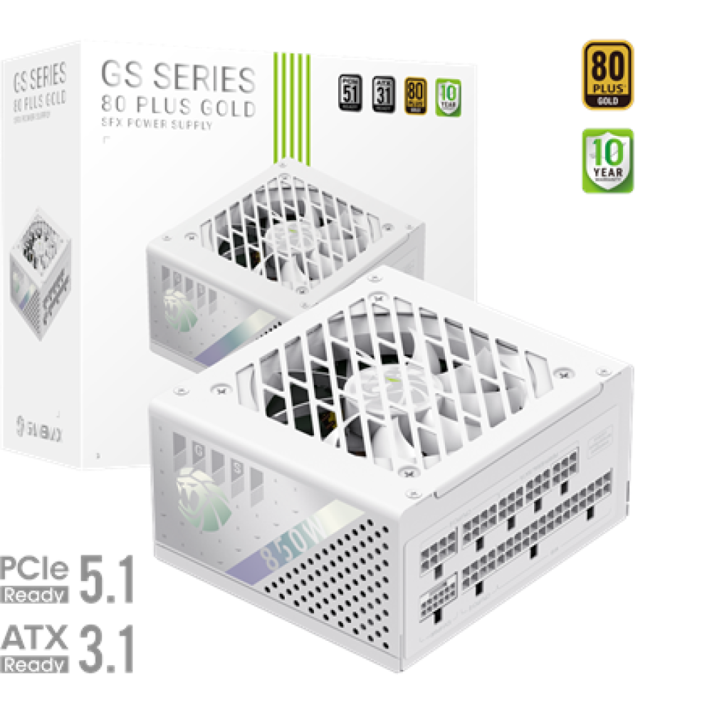 Gamemax PSU , GS 850G WH , 850 W , SFX , White , Full Modular