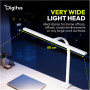Digitus LED Desk Lamp, 80 cm, White , DA-90493 , 2400 lm , 16 W , 3000-6500 K , Warm white light to white daylight , LED lamp , 10 V