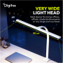 Digitus LED Desk Lamp, 80 cm, White , DA-90493 , 2400 lm , 16 W , 3000-6500 K , Warm white light to white daylight , LED lamp , 10 V