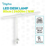 Digitus LED Desk Lamp, 80 cm, White , DA-90493 , 2400 lm , 16 W , 3000-6500 K , Warm white light to white daylight , LED lamp , 10 V