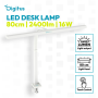 Digitus LED Desk Lamp, 80 cm, White , DA-90493 , 2400 lm , 16 W , 3000-6500 K , Warm white light to white daylight , LED lamp , 10 V