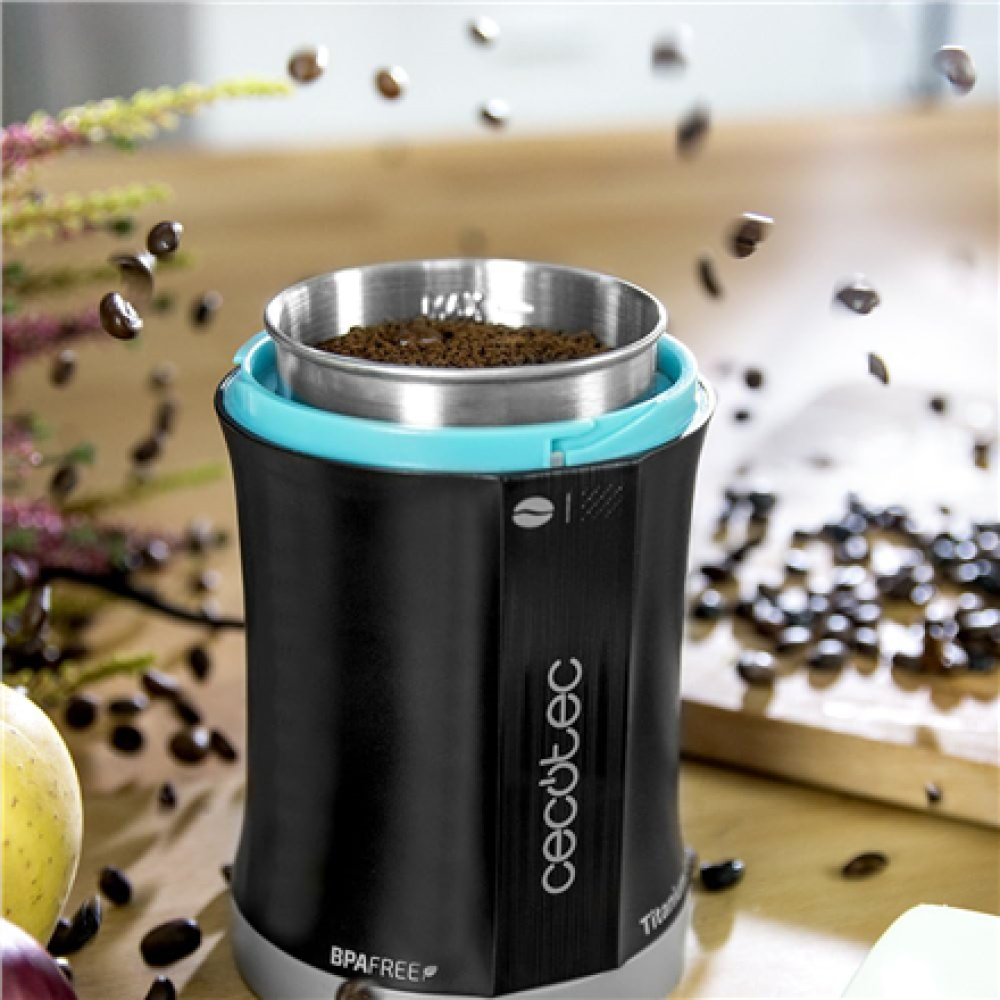 Cecotec Electric Coffee and Spices Grinder , TitanMill 200 , 200 W , Coffee beans capacity 50 g , Number of cups 10 pc(s)