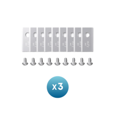 Anker Eufy Replacement Blade Set: 3x (9 Lawn Mower Blades and 9 Screws) Compatible E15/E18 Anker Eufy Replacement Blade Set: 3x (9 Lawn Mower Blades and 9 Screws) Compatible E15/E18