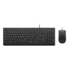 Lenovo Essential Wired Combo Keyboard and Mouse , Keyboard and Mouse Set , Wired , Mouse included , Estonian , Black