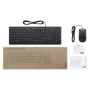 Lenovo Essential Wired Combo Keyboard and Mouse , Keyboard and Mouse Set , Wired , Mouse included , Estonian , Black