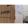 Gorenje Refrigerator , N619EAXL4 , Energy efficiency class E , Free standing , Combi , Height 186 cm , No Frost system , Fridge net capacity 207 L , Freezer net capacity 97 L , Display , 39 dB , Grey , DAMAGED PACKAGING, DENTED DOOR, RIGHT AND BACKSIDE