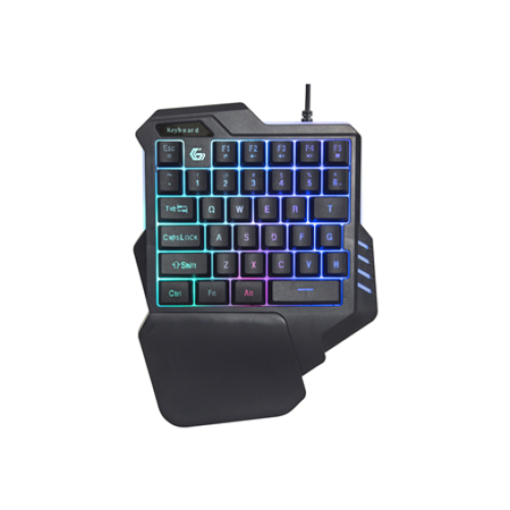 Gembird , 2-in-1 backlight USB gaming desktop kit , GGS-IVAR-TWIN , Keyboard and Mouse Set , Wired , Mouse included , US , Black , g