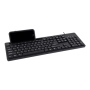 Gembird , Multimedia keyboard with phone stand , KB-UM-108 , Multimedia , Wired , US , Black , g