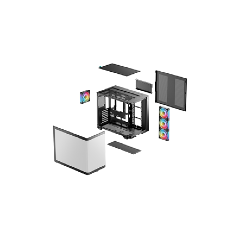 Deepcool Case , CG530U 4F , Black , Midi Tower