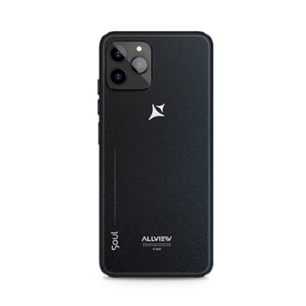 Allview , X10 Soul , Black Sparkle , 6.5 , TFT IPS , Helio A22 Cortex A53 , Internal RAM 6 GB , 128 GB , microSD , Dual SIM , Nano-SIM , 3G , 4G , Main camera 48 MP , Secondary camera 8 MP , Android , 13 , 4100 mAh