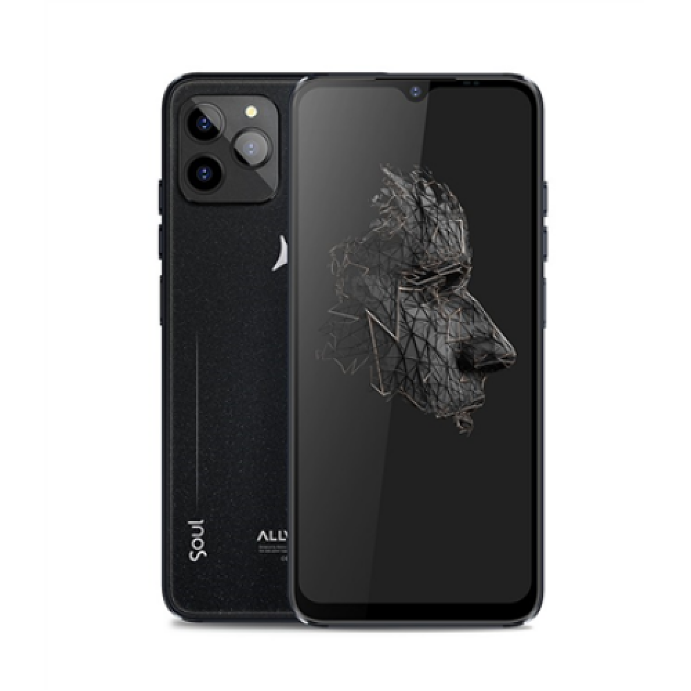 Allview , X10 Soul , Black Sparkle , 6.5 , TFT IPS , Helio A22 Cortex A53 , Internal RAM 6 GB , 128 GB , microSD , Dual SIM , Nano-SIM , 3G , 4G , Main camera 48 MP , Secondary camera 8 MP , Android , 13 , 4100 mAh