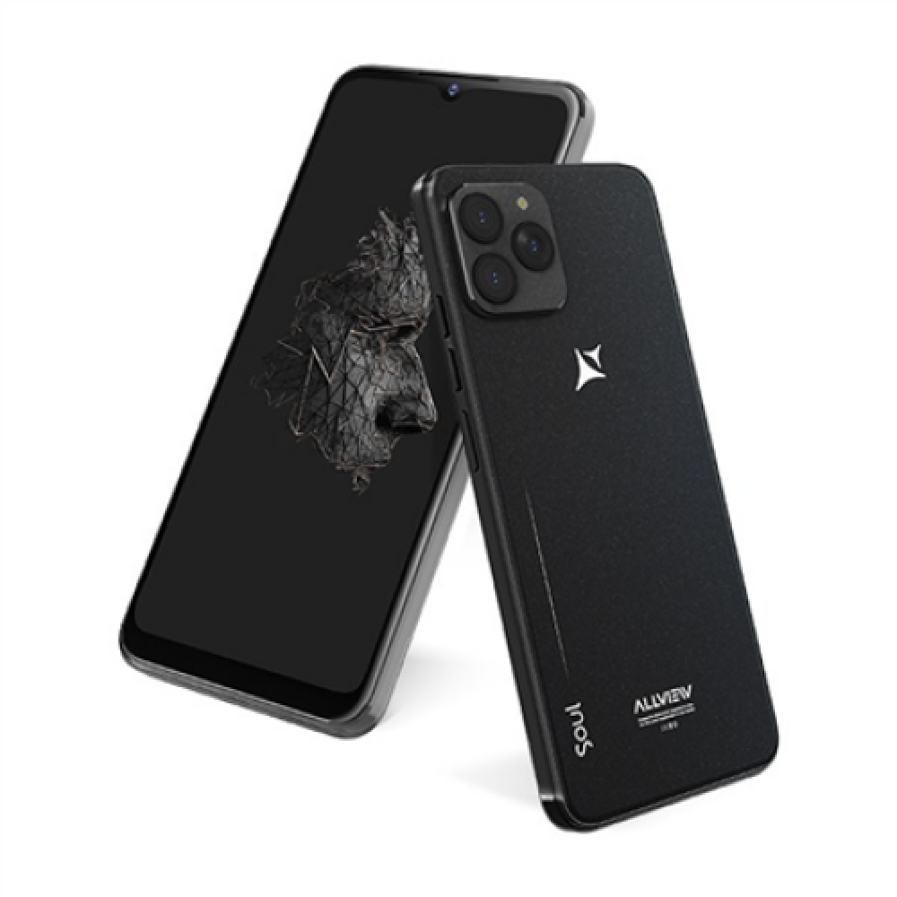 Allview , X10 Soul , Black Sparkle , 6.5 , TFT IPS , Helio A22 Cortex A53 , Internal RAM 6 GB , 128 GB , microSD , Dual SIM , Nano-SIM , 3G , 4G , Main camera 48 MP , Secondary camera 8 MP , Android , 13 , 4100 mAh